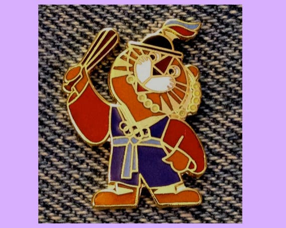 Seoul 1988 Olympic Pin ~ Mascot ~ Hodori the Tiger ~ Dynasty