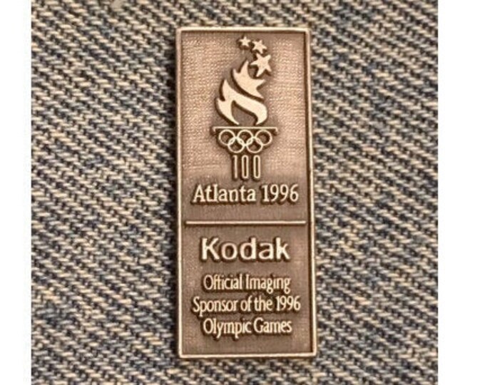 1996 Olympic Lapel Pin ~ Kodak ~ Official Sponsor Atlanta Summer Games ~ Image 4 of 9