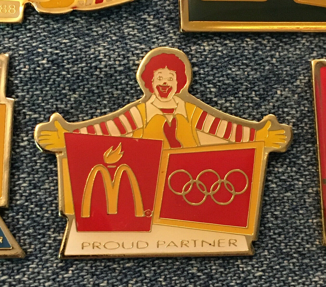 McDonald's Olympic USA Team Sponsor Pin Set de 5 Etsy