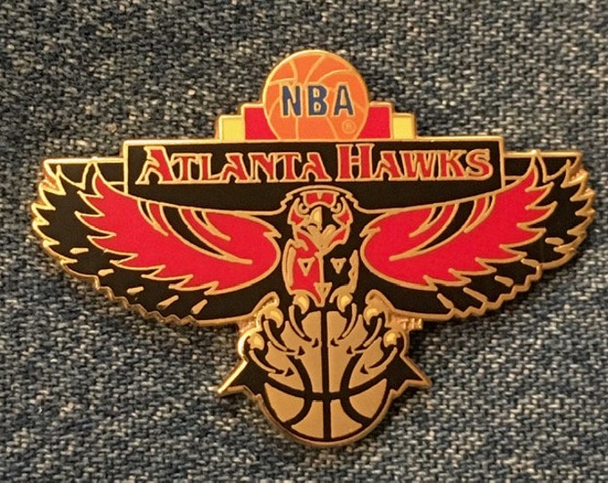 1995 Atlanta Hawks Pin ~ NBA ~ Basketball ~ by Peter David