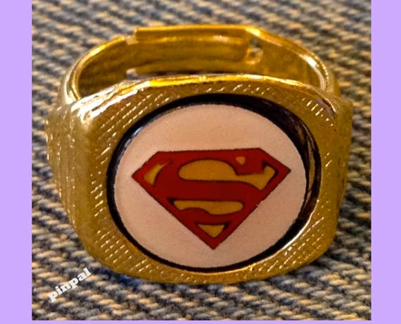 Vintage superman ring deals