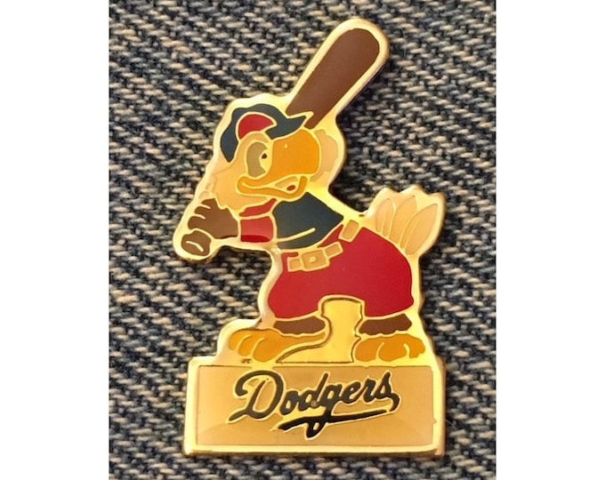 Los Angeles Dodgers Lapel Pin ~ 1984 Olympics ~ Mascot Sam the Eagle