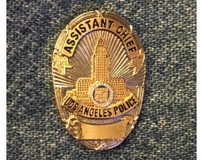 LAPD Mini Lapel Pin ~ Assistant Chief ~ Los Angeles Police Department ~ 80's vintage by Gift Creations