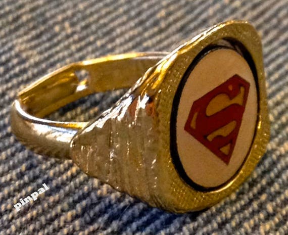 Vintage superman ring deals