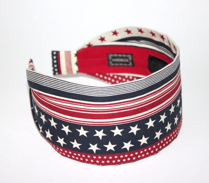 Patriotic headband scarf american flag bandana hair band labor Etsy