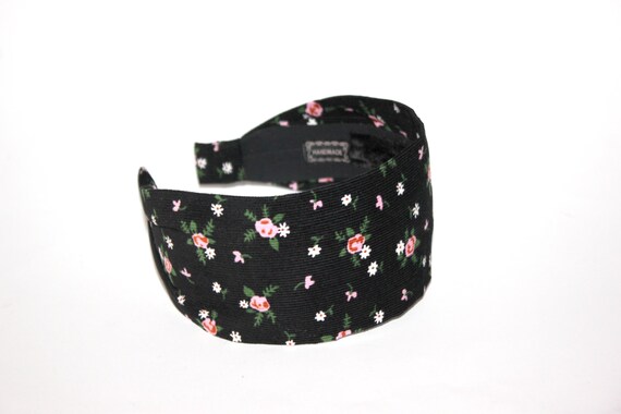 Velvet Headband Women Boho Wide Headwrap Black Head Scarf Etsy