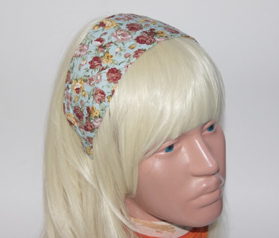 Flower Headband For Women Hairband Bandana Short Hair Etsy