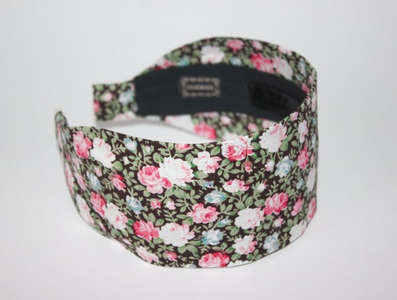 Retro Headbands For Women Wide Fabric Head Cover Head Scarf Etsy