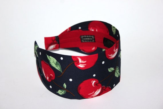 Cherry Headband For Women Short Hair Accessory Adult Hairband Etsy