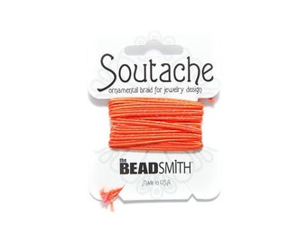 Soutache Russia Braid Cord Trim 100/% viscose 3mm 60 COLOURS 10 metres