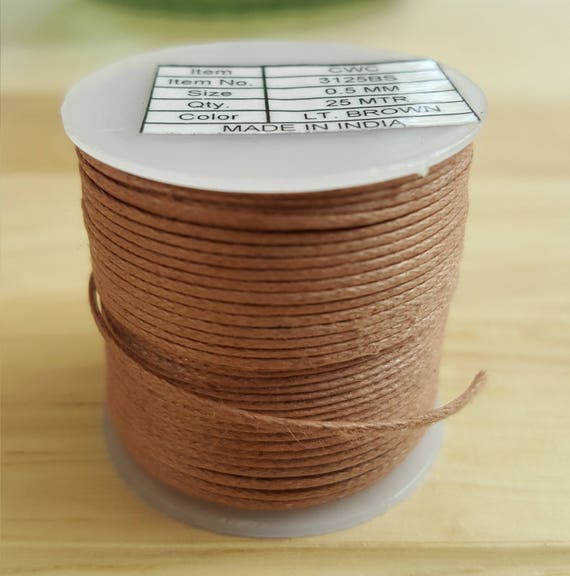 Xsotica-Waxed Round Cotton Cord 1.0 mm