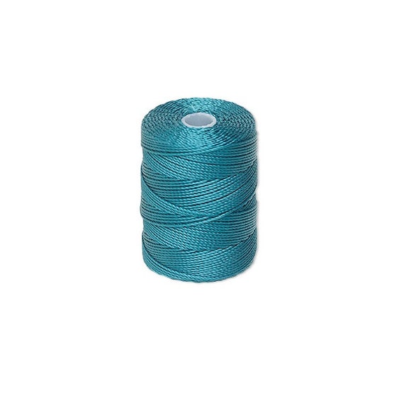 Macrame C-Lon nylon TEAL 0.5mm C-Lon nylon 3 ply twisted thread
