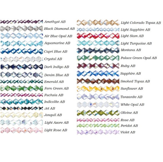 swarovski bicone beads
