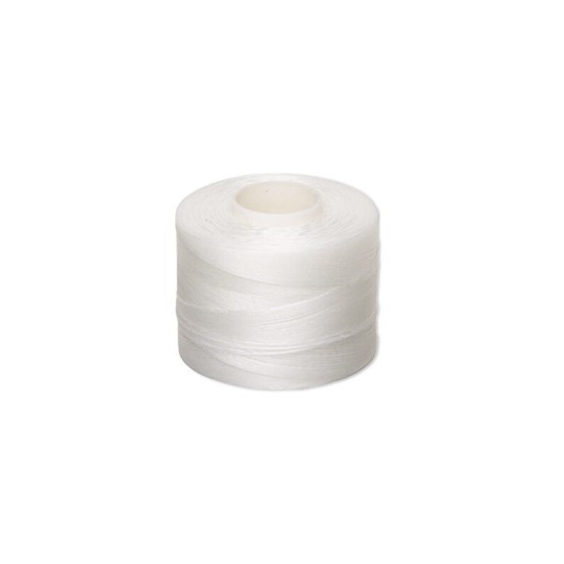 Nymo Nylon Thread Size D White Spool of 250 Yards Etsy