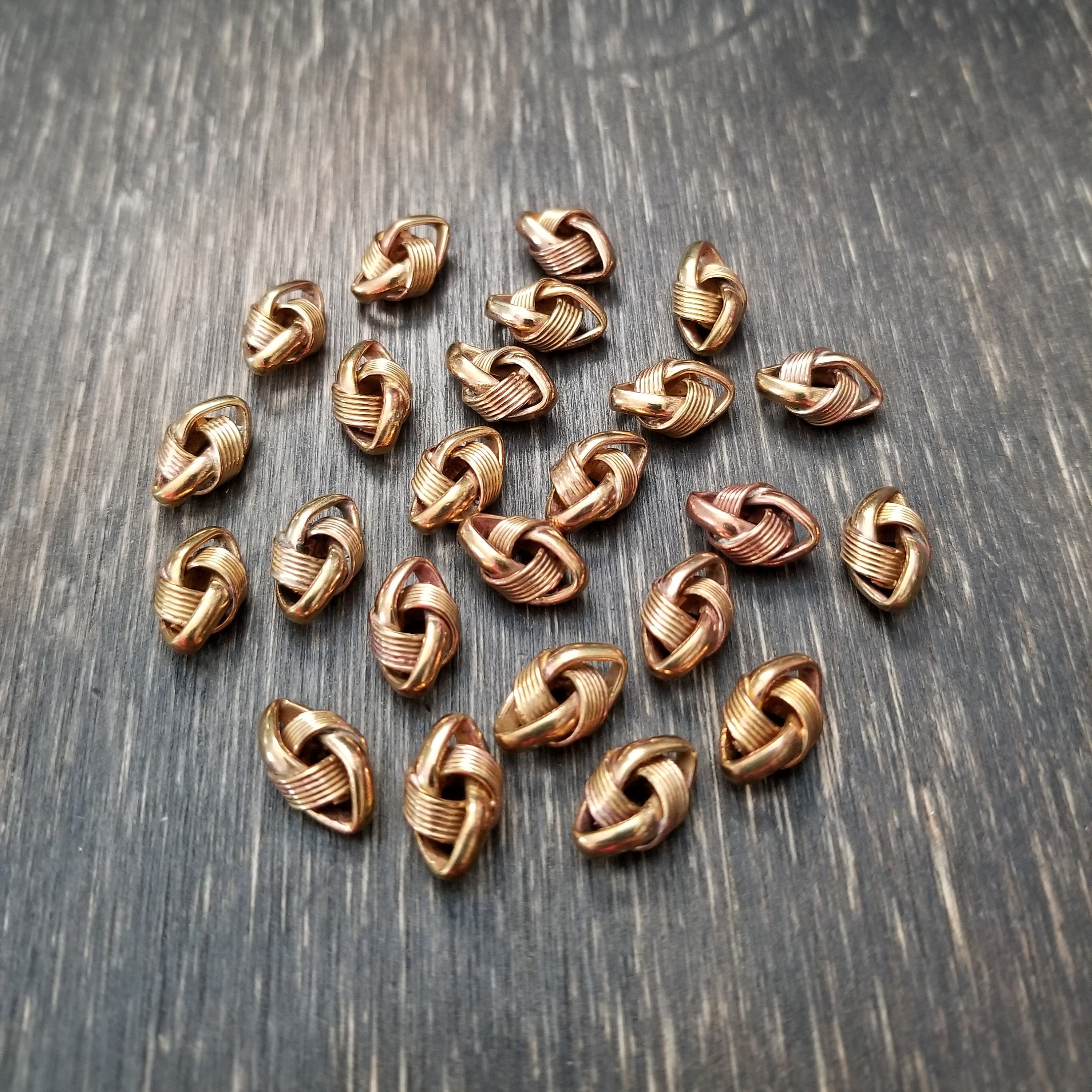 Brass Oval Knot 14x9mm Component for Jewelry Etsy