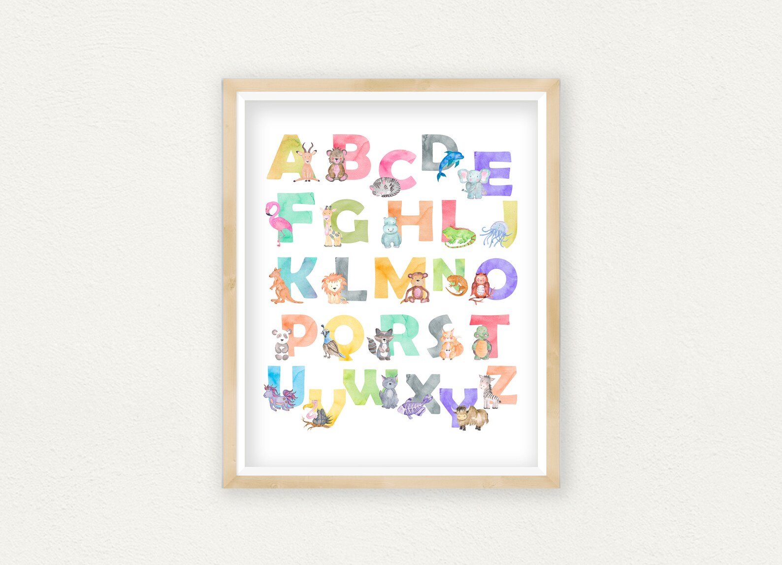 Number Cards Printable Nursery Numbers Print Number | Etsy