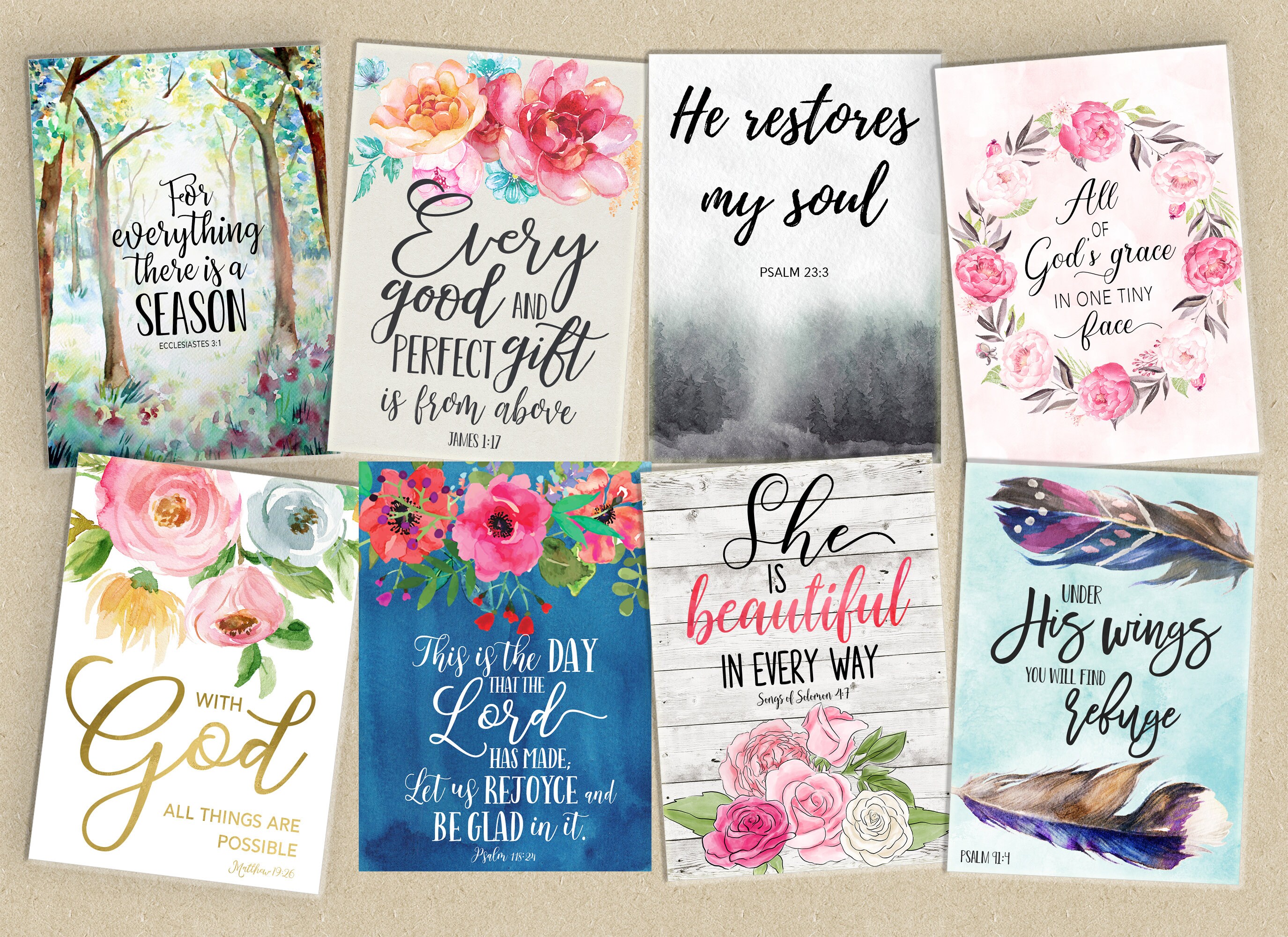 Printable Bible Verse Tags 2 5x3 5 Scripture Cards Set Bible Etsy Printable Bible Verse Tags 2 5x3 5 Scripture Cards Set Bible Etsy
