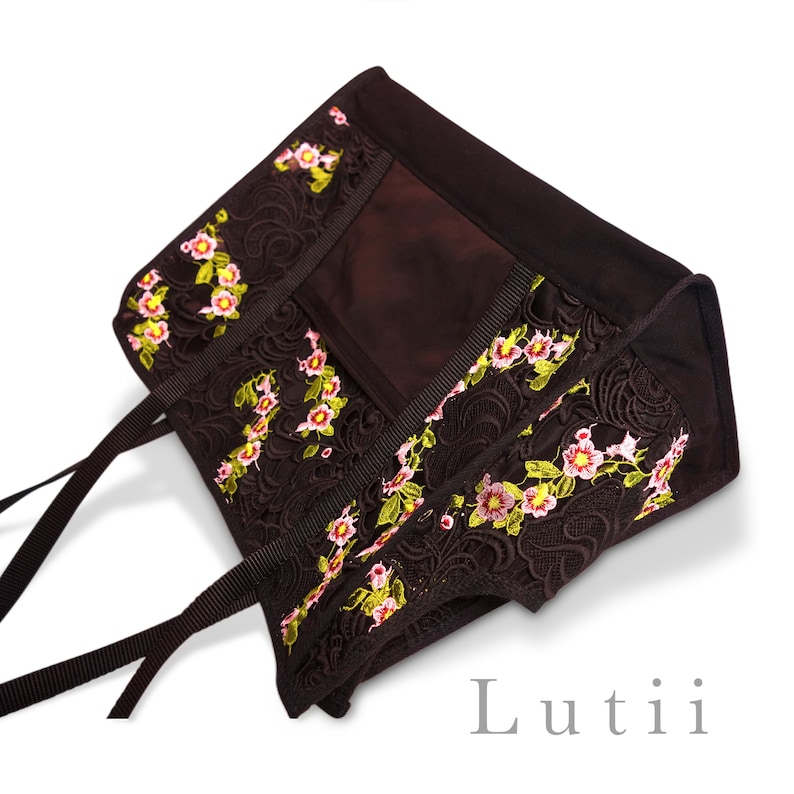 summer dog tote, dog bag, dog tote bag, dog purse, pet tote, airy fabric non-overheating, Lux lace sheer pet carrier-handmade by Lutii. image 4