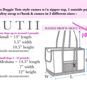 summer dog tote, dog bag, dog tote bag, dog purse, pet tote, airy fabric non-overheating, Lux lace sheer pet carrier-handmade by Lutii. image 9