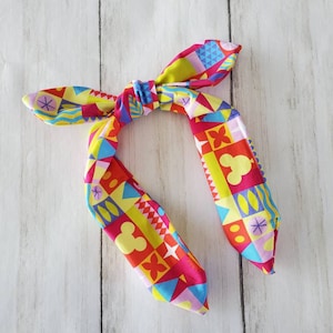 Parks Popcorn Box Knotty Bow Headband