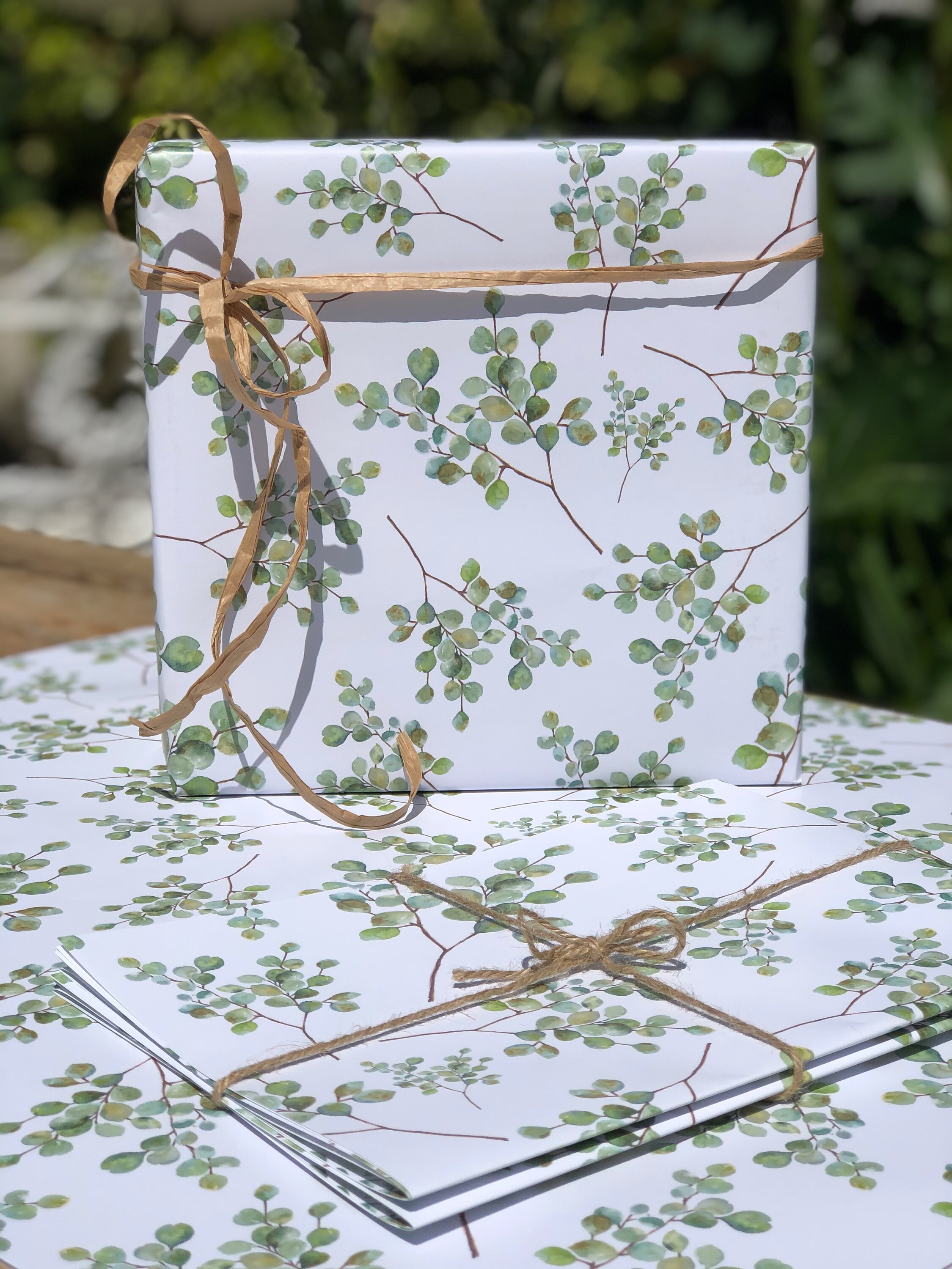 AnyDesign 12 Sheet Eucalyptus Leaves Wrapping Paper Watercolor Greenery  Gift Wrap Paper Folded Flat Green Leaves Print Art Paper for Wedding  Birthday