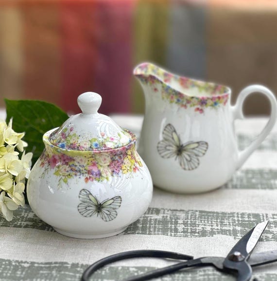 ドイツ エッシェンバッハ ポット カップ＆ソーサー クリーマー