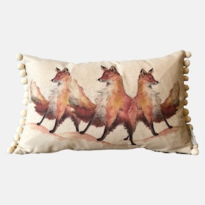 Fox design handcrafted Cushion