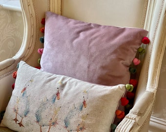 Duck Design Handcrafted Luxury Rectangle Cushion
