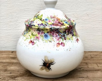 Wild Summer & Bumblebee Sugar Bowl