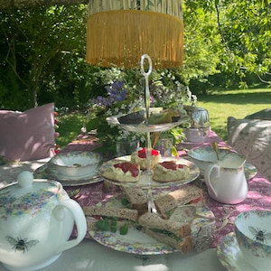 Wild Summer and Buzzing Bee Three Tier Cake Stand