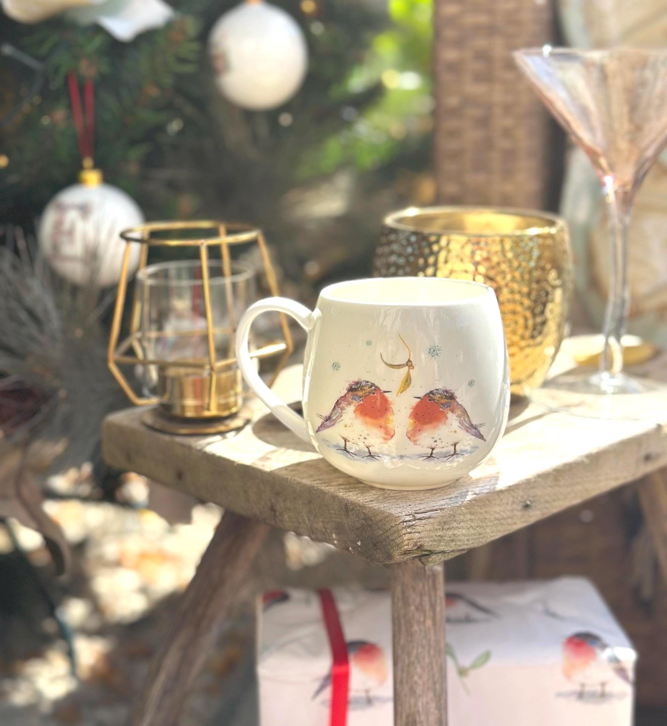 Pallina di natale campanello in ceramica bianca con decoro argento 7cm - Tonino Fiori Design