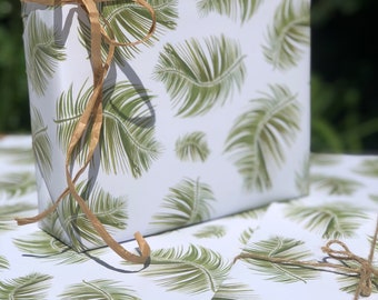 Floating Fern - Gift Wrapping paper - x 2 sheets