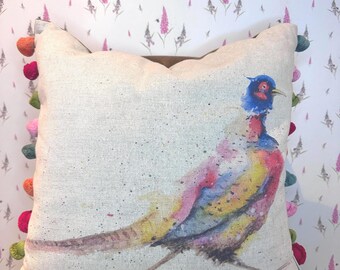 Pheasant Design Handcrafted Luxury Square Cushion B Cheney Penrose