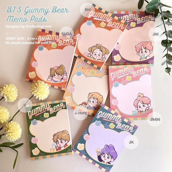 BTS Memo Pads