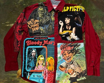 horror themed custom jacket