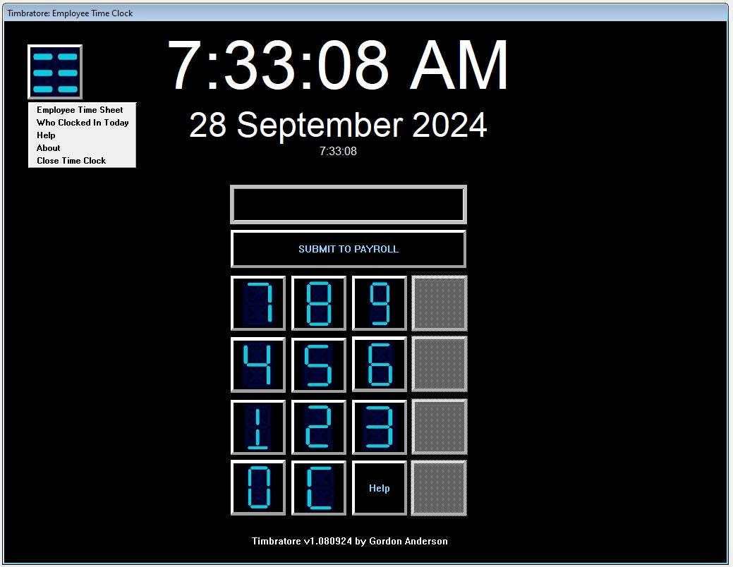 Portable Employee Time Clock Software | Easy Affordable for Small Business, Windows Desktop & Tablet