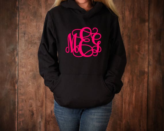 monogram hoodie