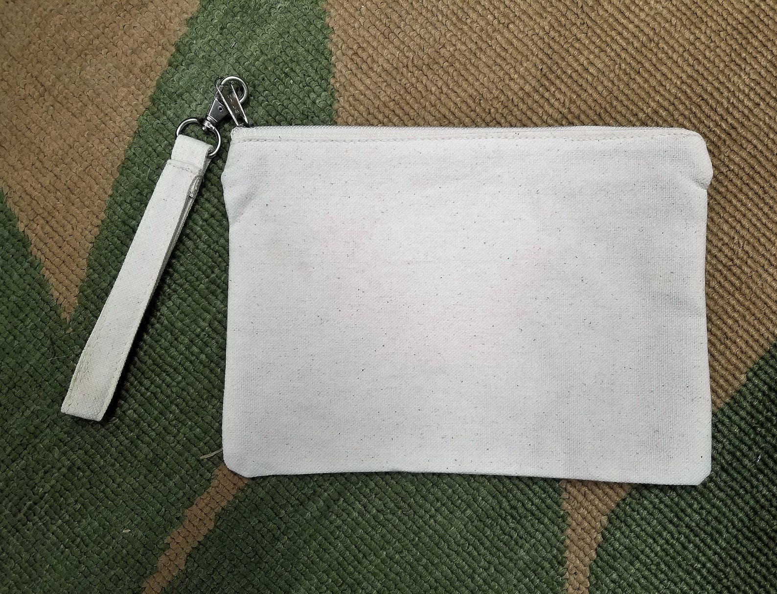 Personalized Cotton Canvas Zipper Pouch with removable Etsy