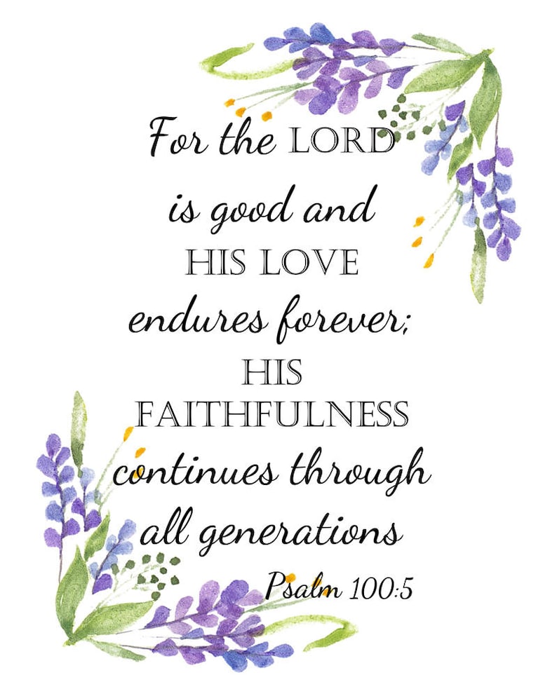 Psalm 100 Kjv Printable