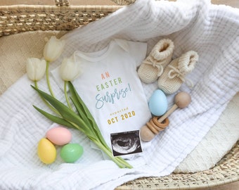easter birth announcement