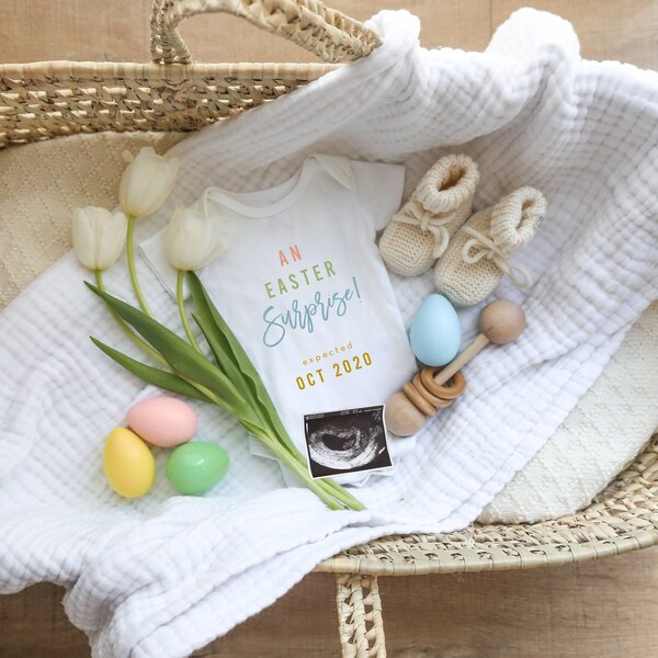 Easter Pregnancy Announcement Etsy