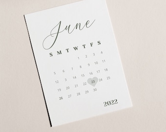 5x7 Due Date Calendar, Edit-yourself Baby Due Date Calendar Digital File, Baby Announcement Calendar, download to style yourself