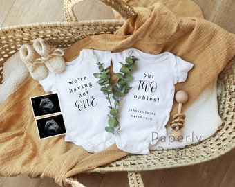 twin baby announcement