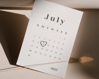 5x7 Due Date Calendar, Edit-yourself Baby Due Date Calendar Digital File, Baby Announcement Calendar, download to style yourself
