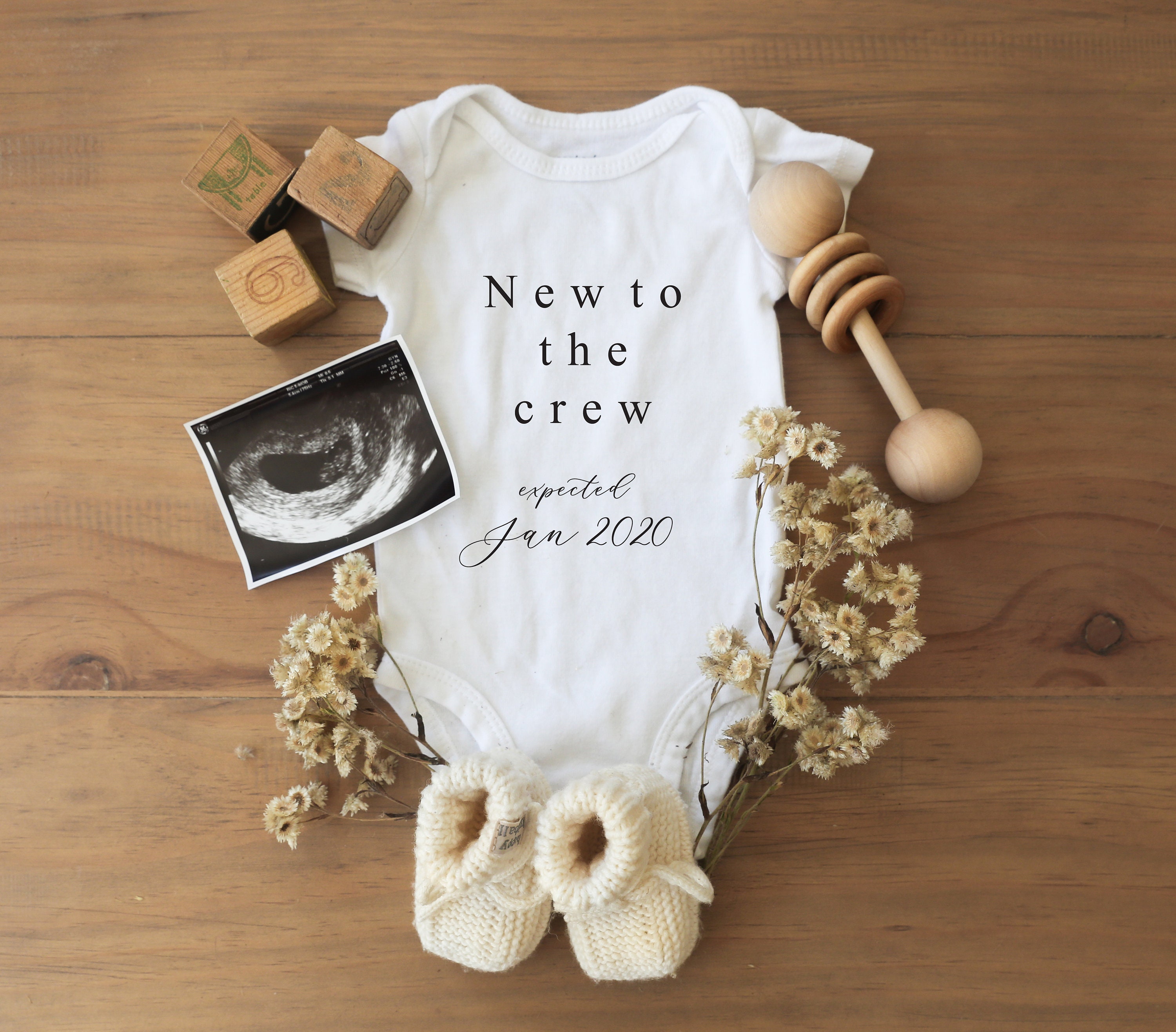 Edit-yourself Pregnancy Announcement Digital File for Social Media