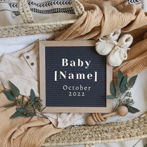 Neutral Baby Digital Announcement for Social Media, Pregnancy Announcement digital file, Modern baby announcement, gender neutral pregnancy