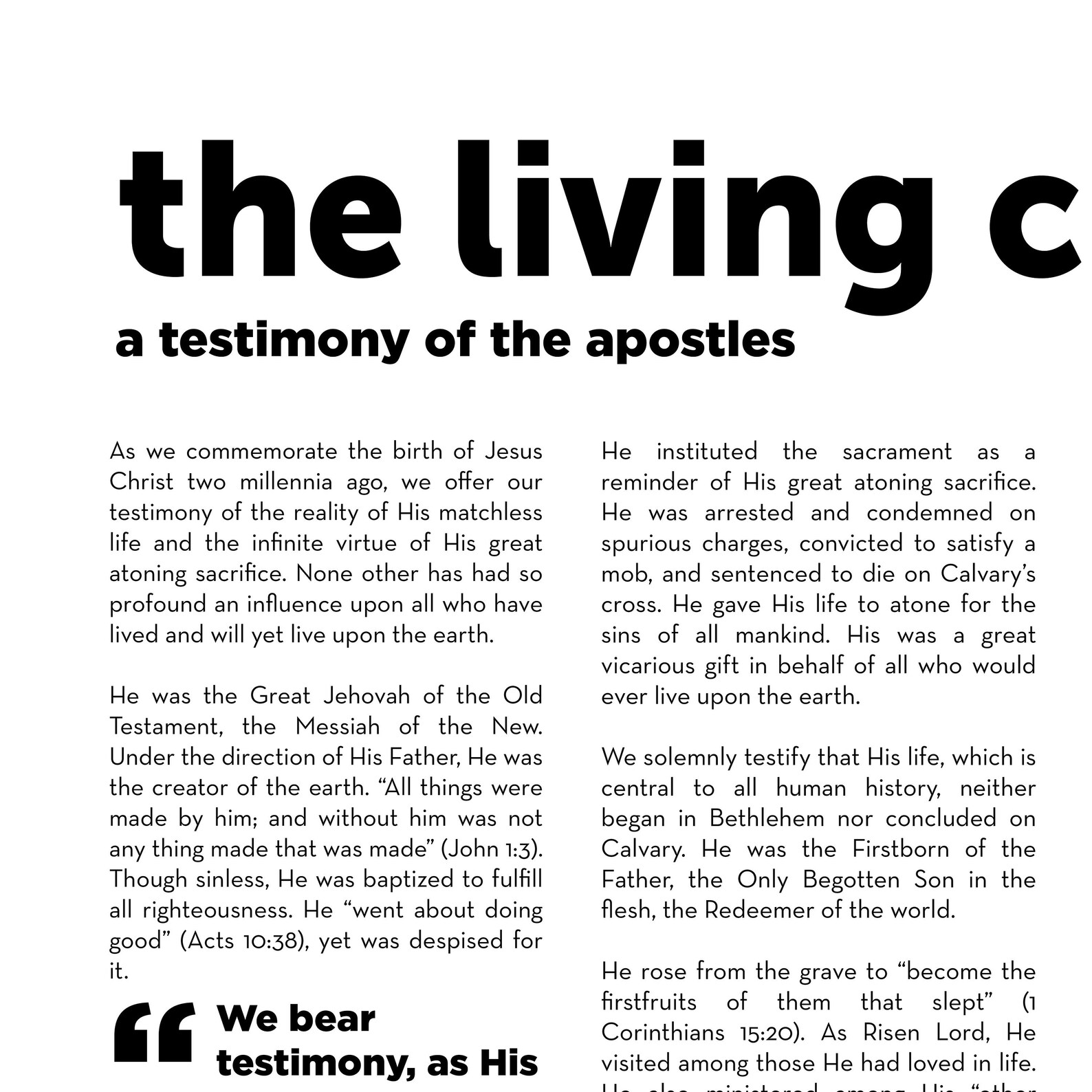 The Living Christ Printable Three Sizes Included: 11x14 | Etsy