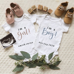 Twin girl best sale announcements