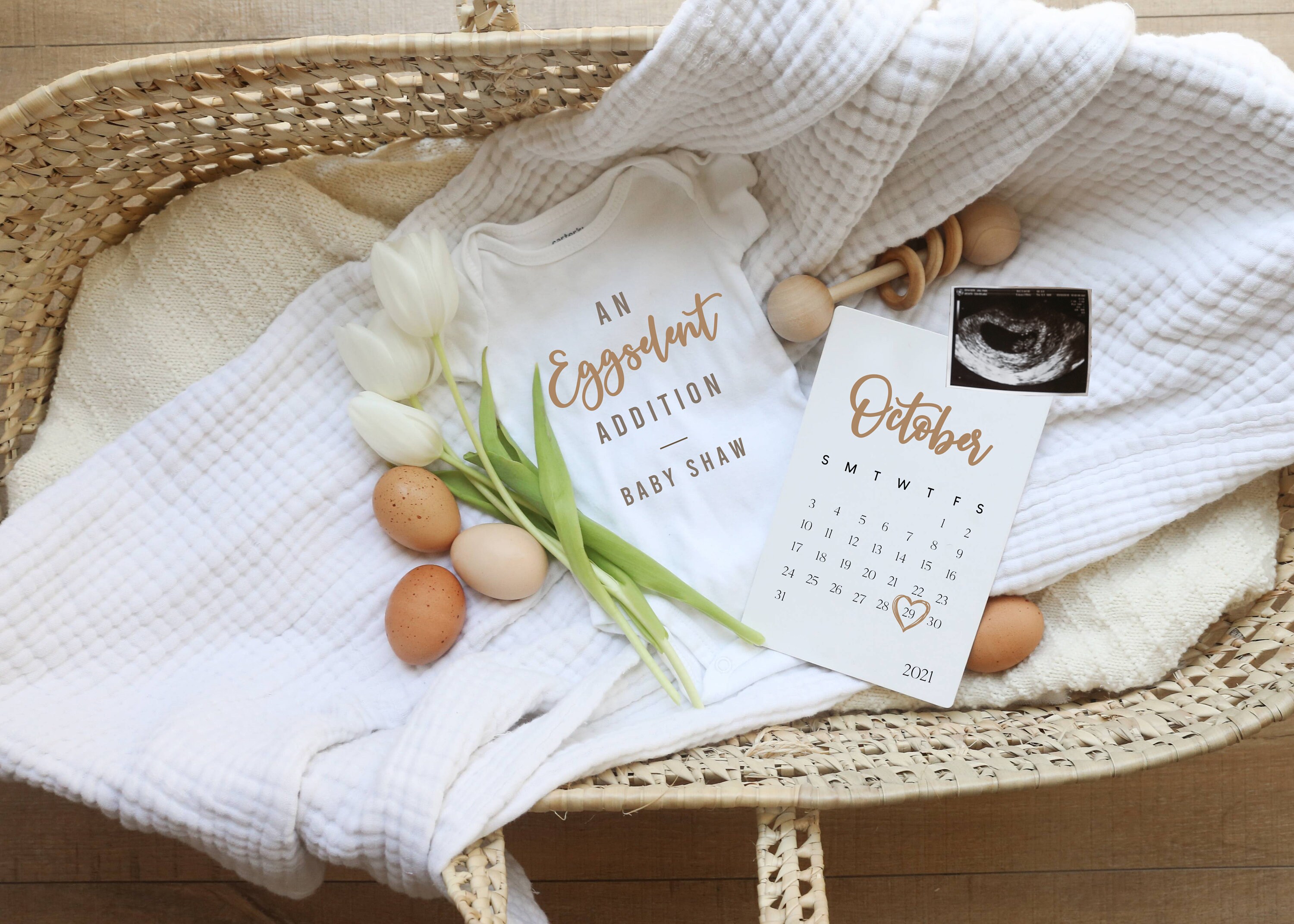 Instant Download Easter Pregnancy Announcement Edit-yourself | Etsy