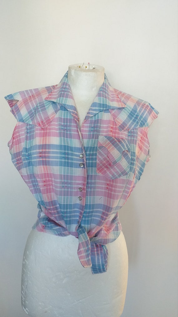 1950s H BAR C laldies blouse